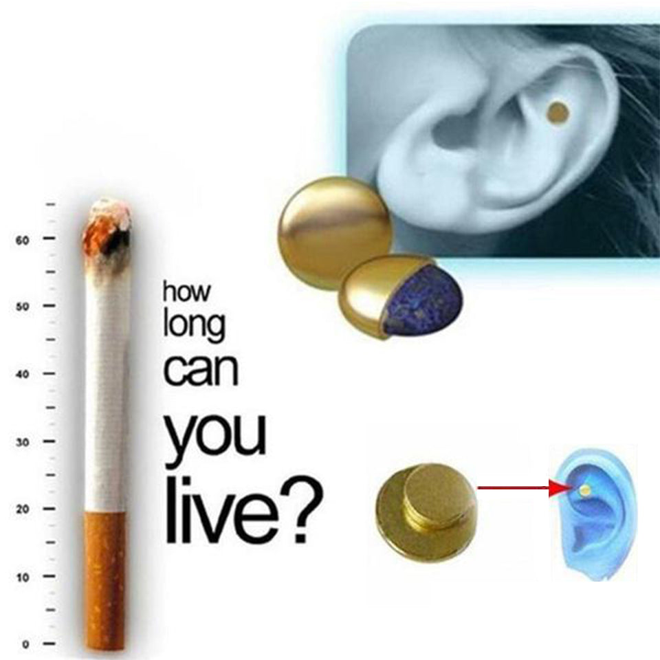 Stop Smoking  Magnetic  Auricular  Therapy