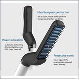 Hair Curling Iron Comb For Men